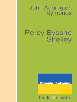 cover image of Percy Bysshe Shelley